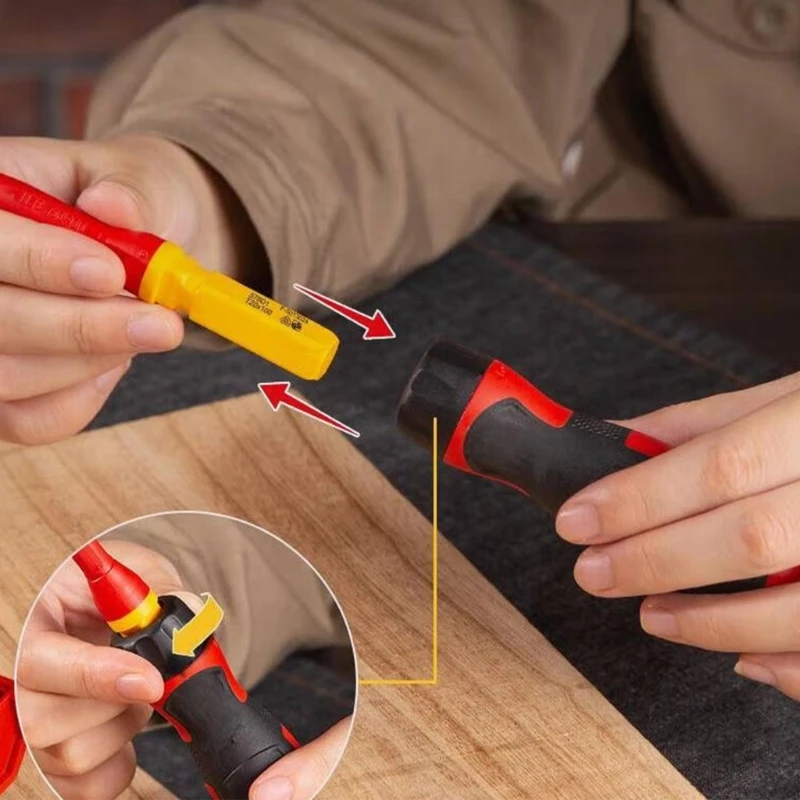 13 in 1 Insulated Electrician Tool 1000V NonConductive Steel Build Screwdriver Set Professional Tool