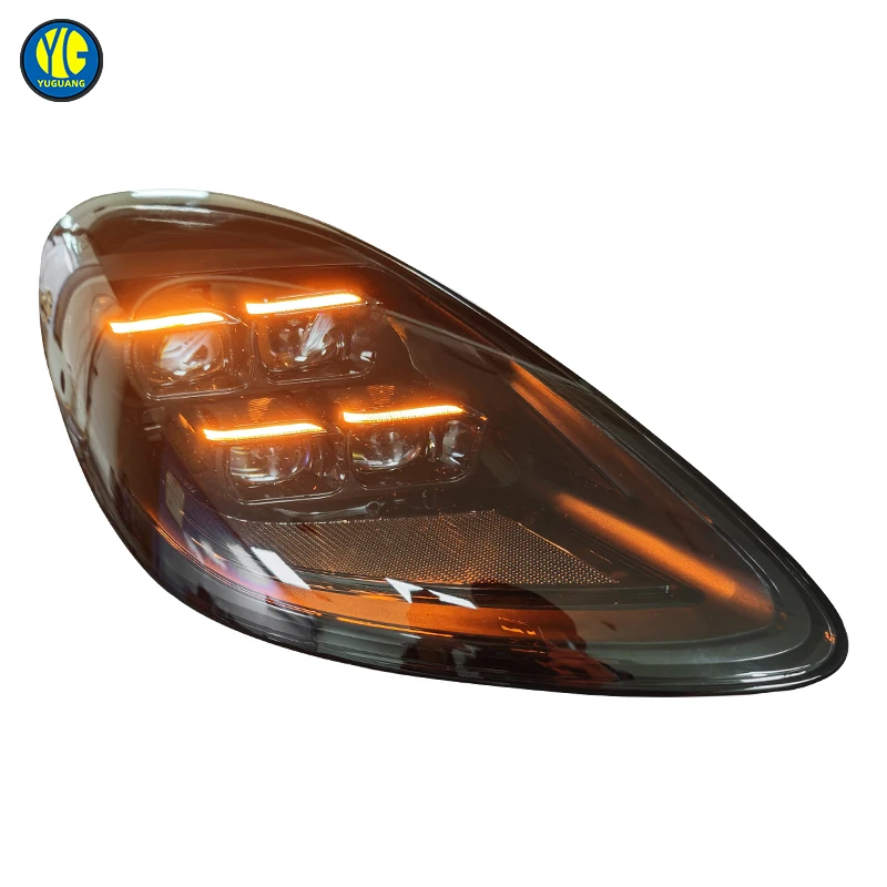 Per Porsche 718 982 2016 2017 2018 2019 2024 Cayman 982 Boxster Aggiornamento Matrix Style LED Fari Ricambi Auto DRL Faro