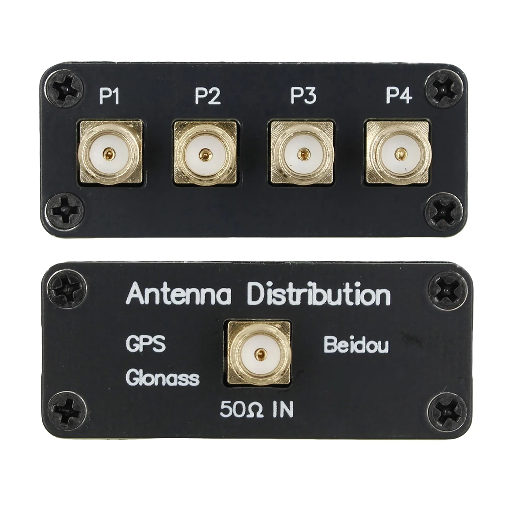 

GPS Beidou Navigation Signal Splitter 1 Input to 4 Outputs Power Splitter Distributor with Female Connector Interface