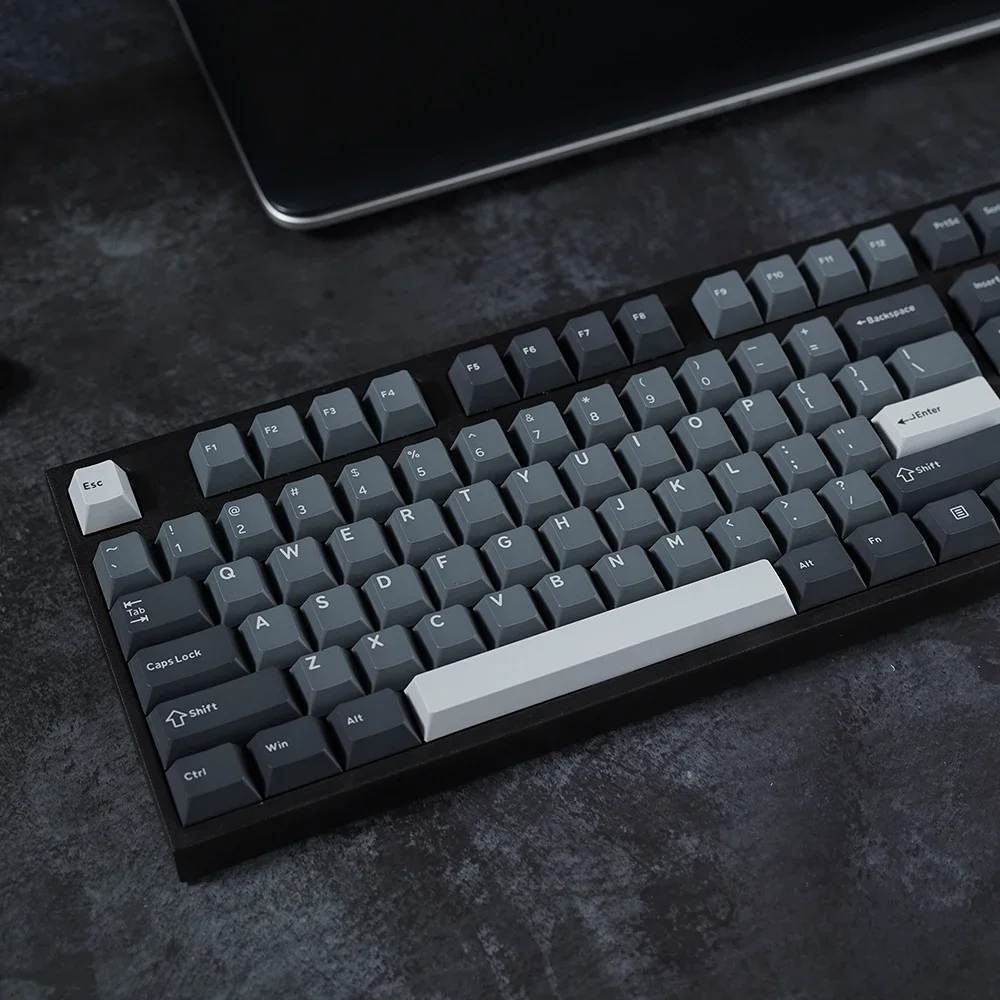 Apollo gray original PBT keycap two-color molding process multiple arrangements