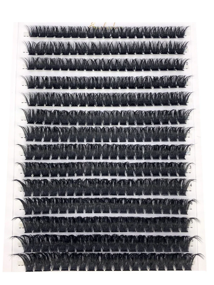 60D/80D cils de vison 100/280 paquets extension de cils naturels 3D russie Volume cils individuels grappe outils de maquillage cils