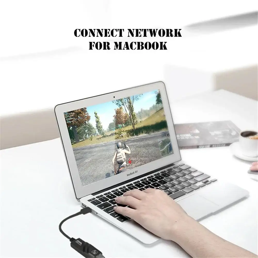 10/100/1000Mbps USB 3.0 To Rj45 Network Adapter RTL8153 Lan Ethernet Adapter 1000Mbps Network Card For Macbook Laptops Win 10/11