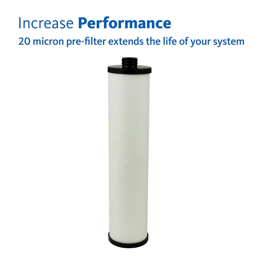 

Replacement Filter Cartridges for 3-Stage Max Flow Under Sink Water Filtration System - Filters 99% Of Chlorine - AQ-5300+R