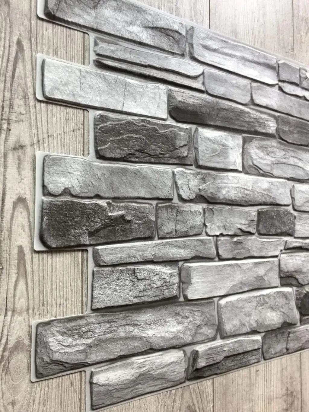 (Envío gratis) 3D para decoración de pared interior sin adhesivos, finos y elásticos, de PVC