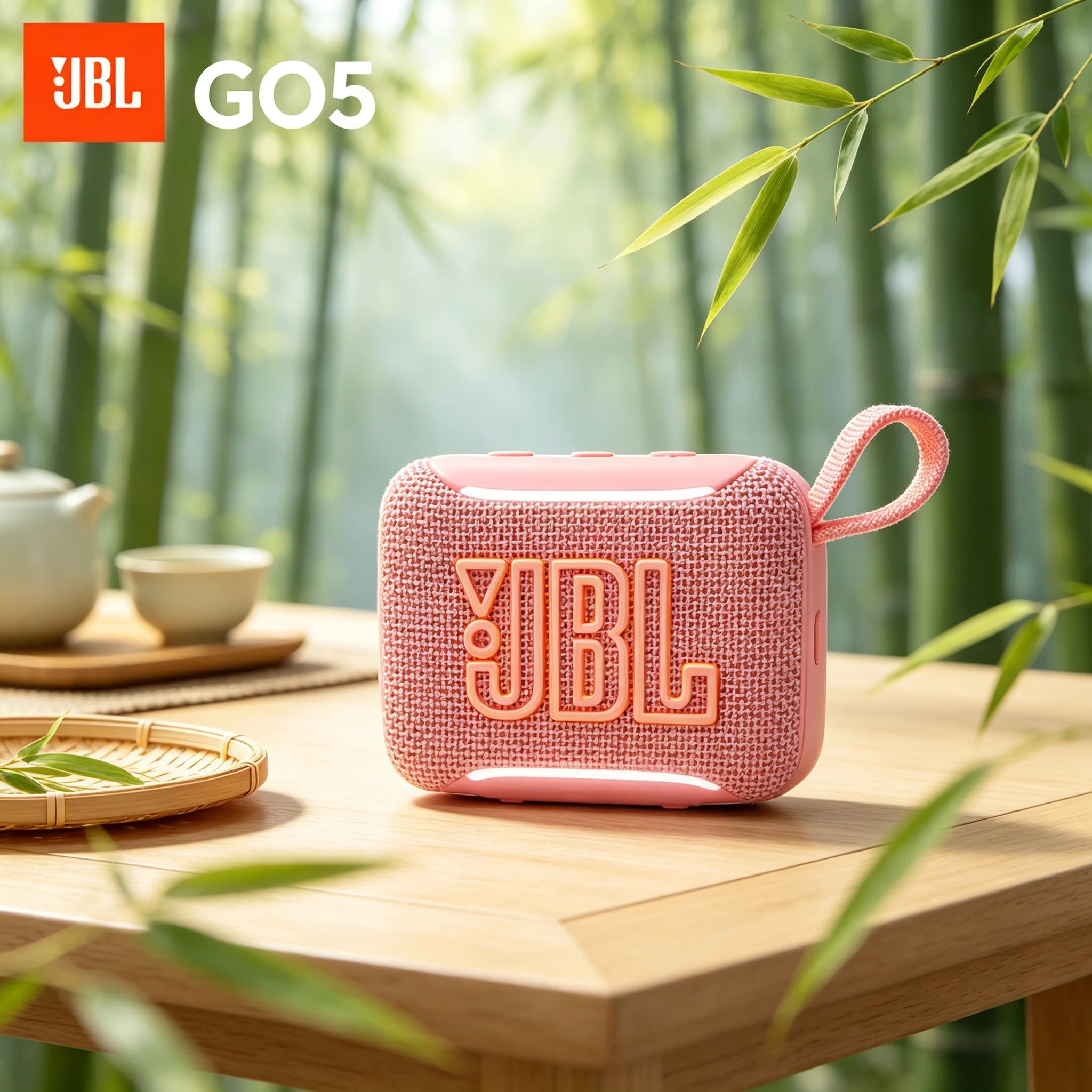 JBL GO5 & CLIP5 Speaker Combo Kit, IP67 Waterproof & Dustproof, Punchy Bass, Bluetooth 5.3 for Gym & Camping Parties