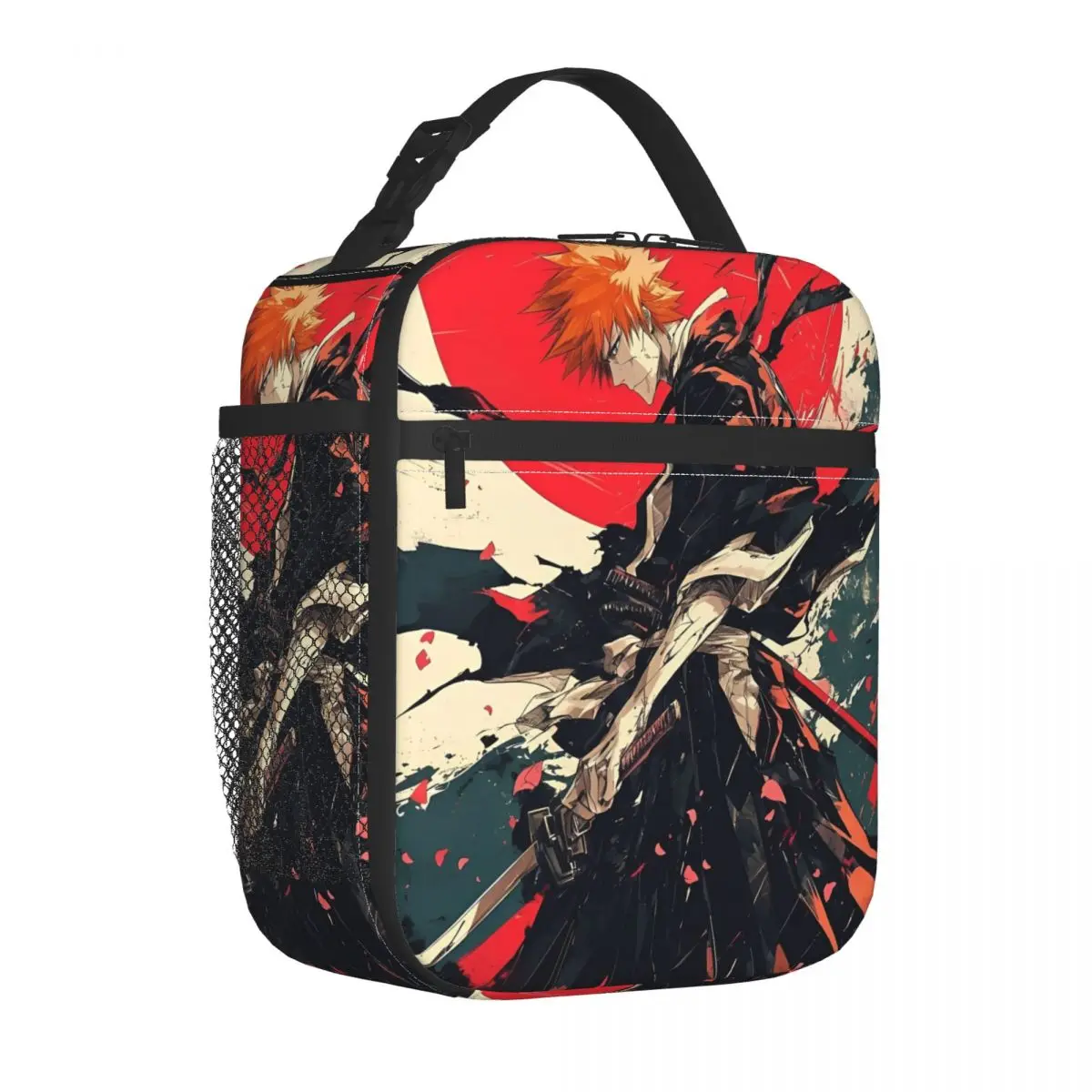 Kurosaki Ichigo Insulated Lunch Bags High Capacity Bleachs Lunch Container Cooler Bag Tote Lunch Box School Picnic Girl Boy