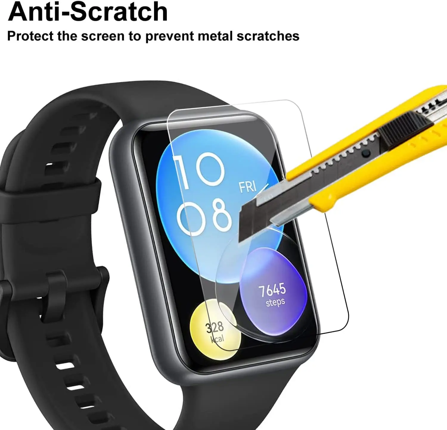 10 قطع من طبقة هيدروجيل ناعمة من مادة البولي يوريثان الحراري لساعة Huawei Watch Fit2 الذكية واقي شاشة مقاوم للخدش لساعة Huawei Watch Fit 2