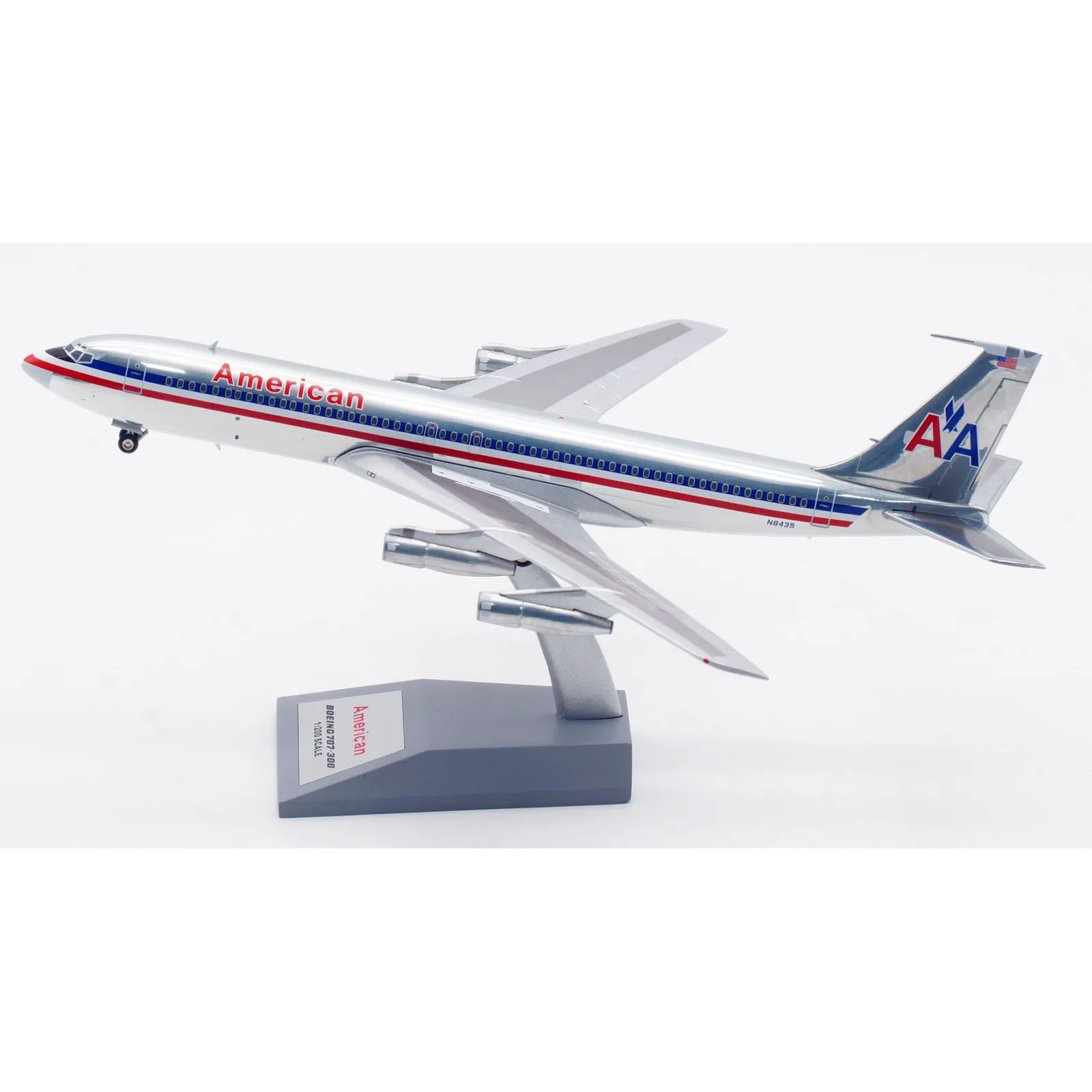 IF707AA0823P Alloy Collectible Plane Gift INFLIGHT 1:200 AMERICAN Airlines Boeing B707-300 Diecast Aircraft Jet Model N8435