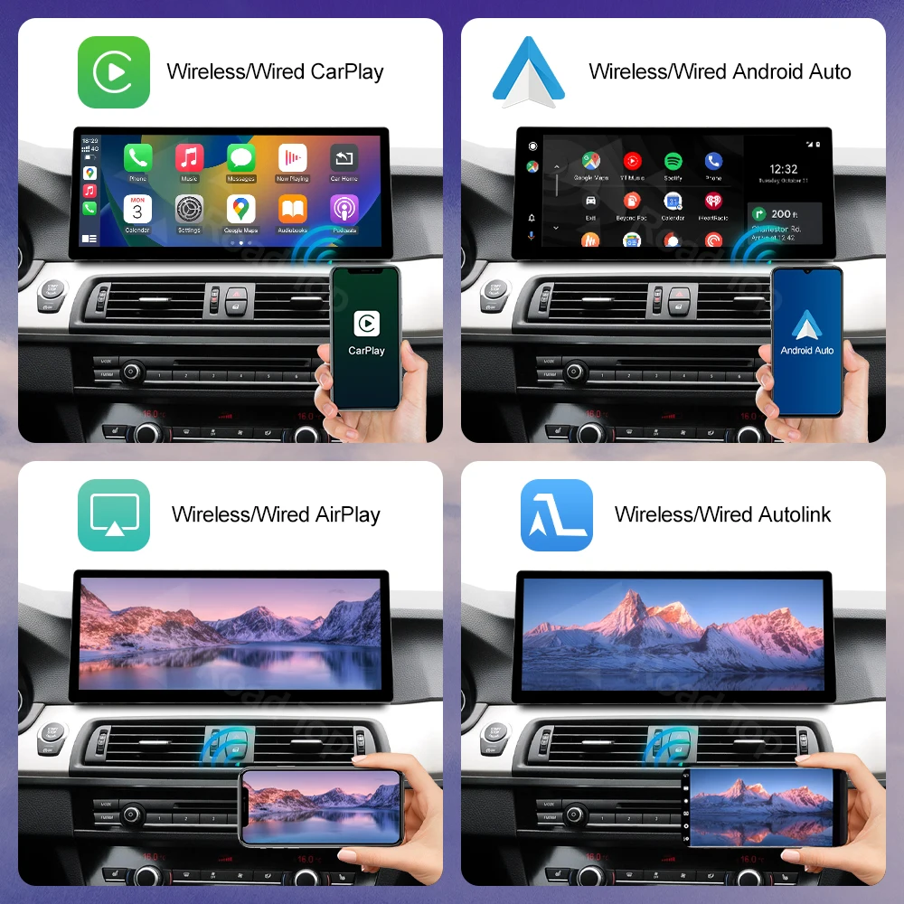 12.3Inch Ultra Thin Multimedia Touch Screen For BMW 5 Series F10 F11 CIC NBT EVO System Wireless Carplay Android Auto Car Radio - Image 5