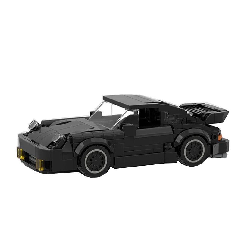 Technische Schwarz Auto Geschwindigkeit Champion Sport Racing Stadt Fahrzeug Racer Moc Bausteine Supercar Pädagogisches Spielzeug Für Kinder Geschenk
