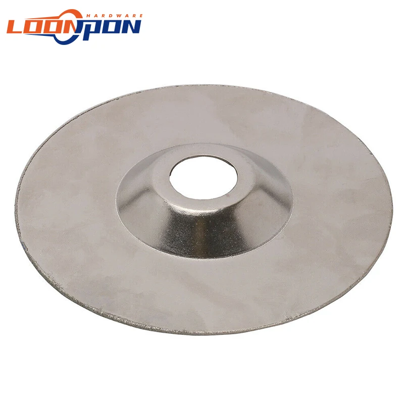 125mm Electroplated Diamond Cutting Disc Grinding Wheel Bowl Shape Discs for Glass Ceramic Jade 46Grit 150 Grit 1pc