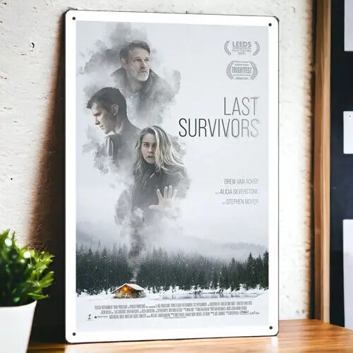 Last Survivors (2022) Metal Movie Poster Tin Sign Plaque Film 8