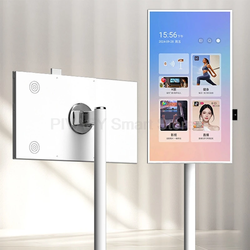 Popular 21.5 Inch Smart Display Touch Screen Android 12 Portable Smart Tv Indoor Conference Mobile Monitor for Gym Gaming Live