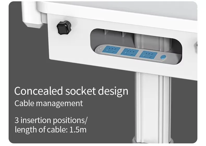 Dental Scanner Cart Intraoral Scanner Trolley Mobile Cart Tray Holder Mobile Cabinet Trolley  for Clinic School Home