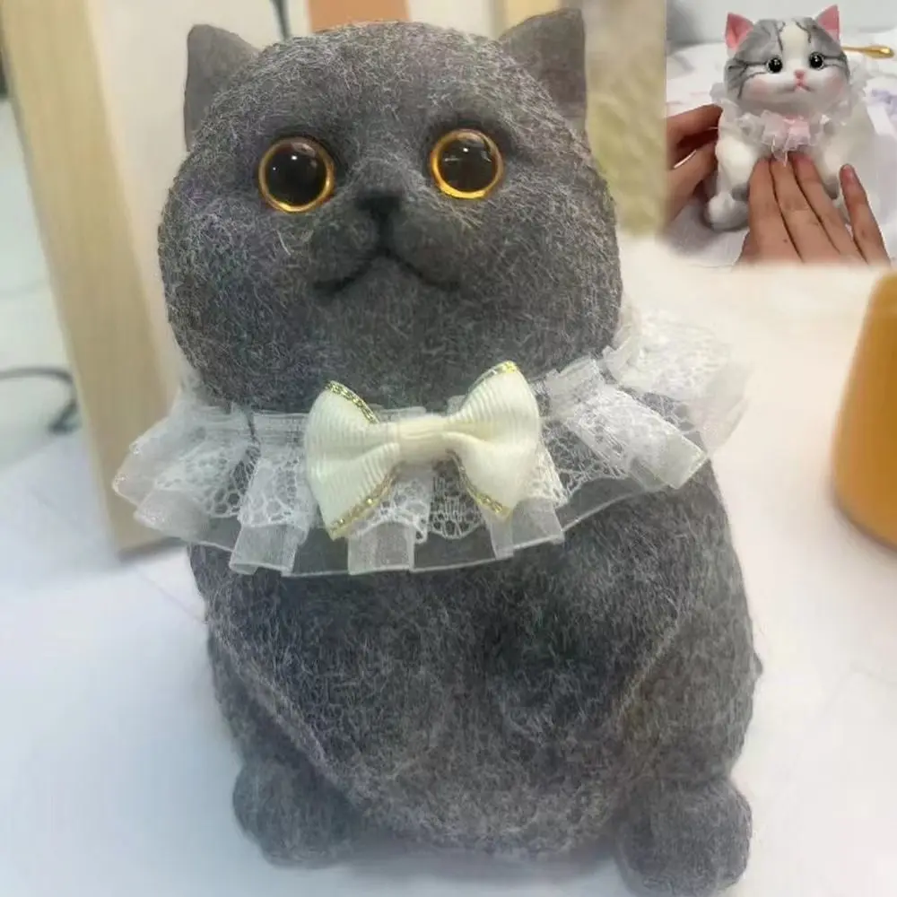 ストレス解消 スクイーズトイ 不安軽減 かわいい猫柄 スクイーズキャットトイ 携帯用 フロッキング表面付き