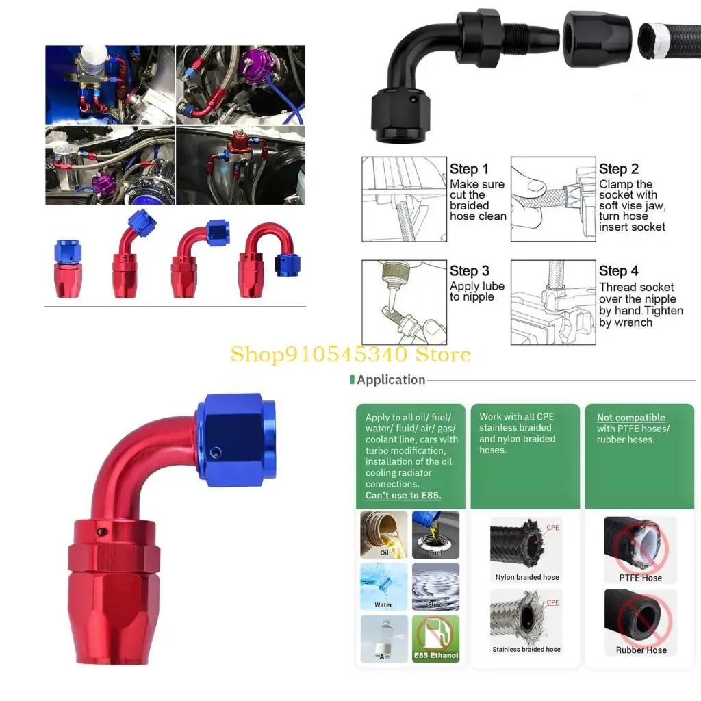 

U2JA Easy Installation Stainless Steel Braided Hose Coupler for Versatile Automotive