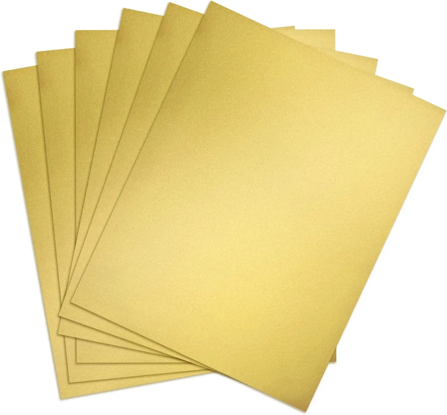 

Metallic Gold Printable Sticker Paper for Inkjet and Laser Printers, 20 Sheets 8.5x11 Inch for Crafts and Decor