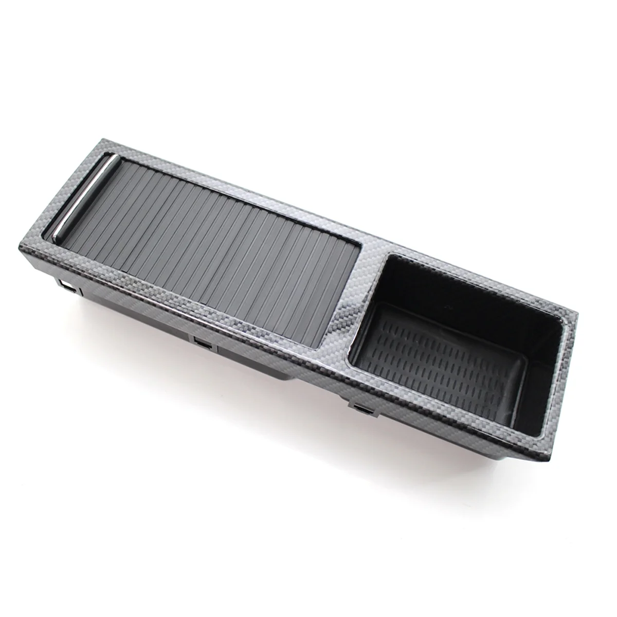 

Center Console Storage Trays Replacement for E46 3 Series Drink Holder 51168248504 51168217953 Carbon Fiber Pattern