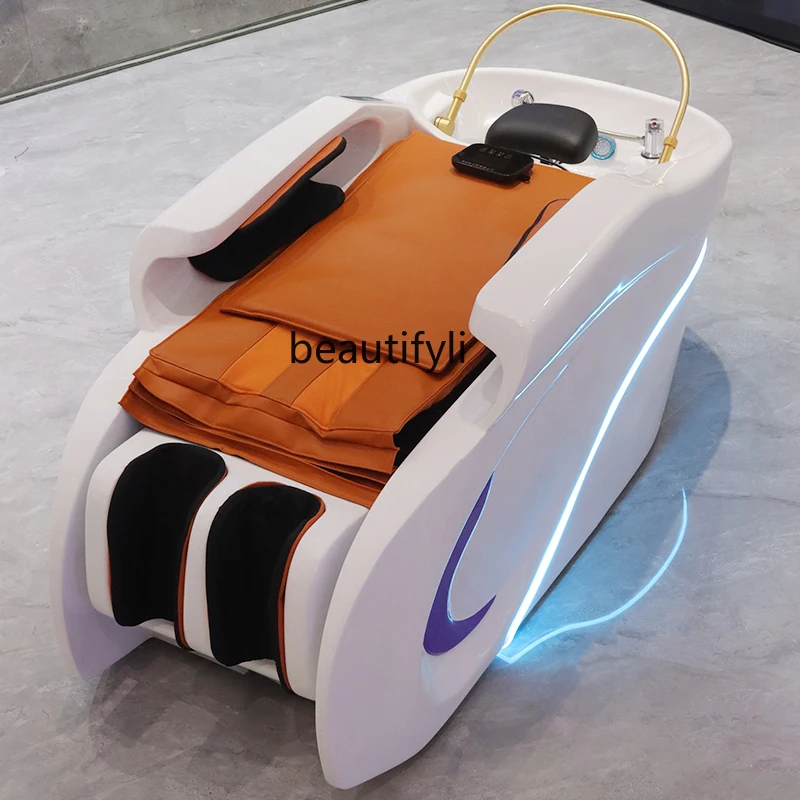 

Automatic intelligent electric massage, hair flushing bed, hair salon, water circulation head treatment, fumigation cover