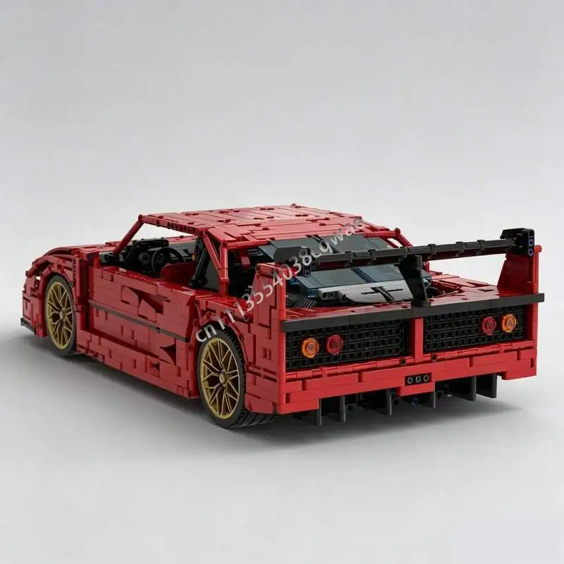 4409Parts MOC Racing Sports Car Model Custom Puzzle DIY Creative Assembly Technical Building Blocks Toy Gift Collection Display