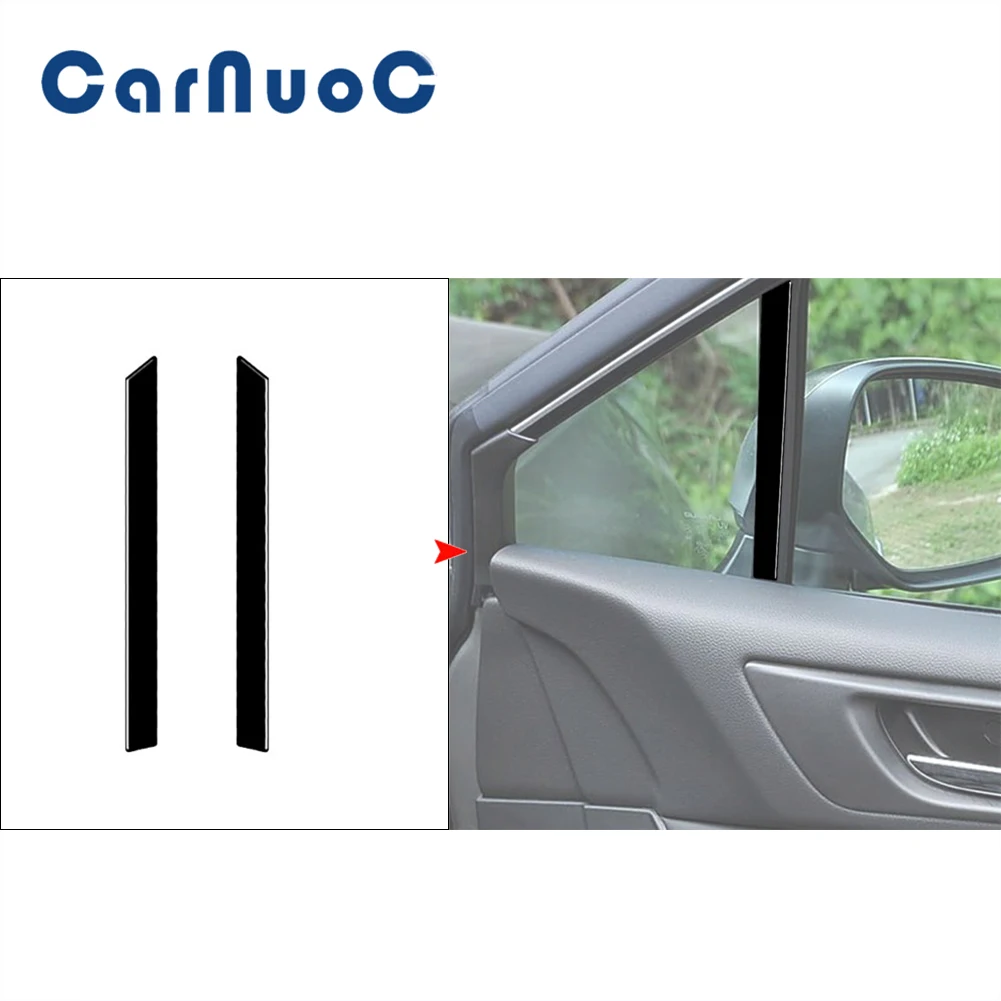 

Car Black Interior Stickers Front Door A-pillar Panel Decoration Cover Trim For Subaru Outback Legacy 2015 2016 2017 Accessories