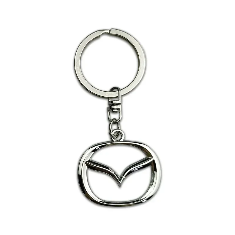 Metal Car Key Rings Keychain Pendant for Mazda 3 6 8 Atenza CX5 CX7 CX4 CX3 CX9 RX7 RX8 Axela BT50 2 Demio Auto Accessories