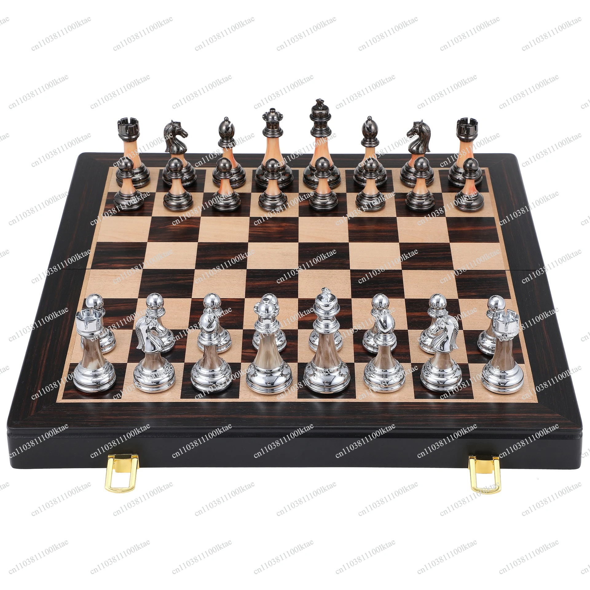 Chess Luxury Large Solid Wood Imitation Jade Chess