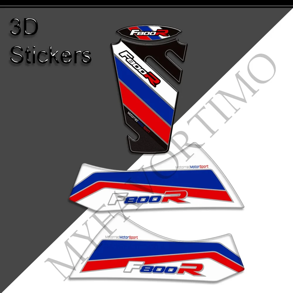 

F800R For BMW F800R Grips Protection Protector Gas Fuel Oil Kit Knee Stickers decal adhesive Tank Pad