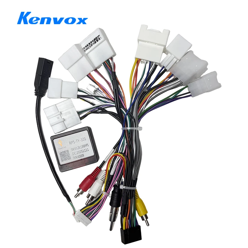 

Kenvox Android Car Radio Canbus Box with Cable For Toyota Corolla/Camry/CHR /RAV4/ LAND CRUISER 200 Wiring Harness Power Cable