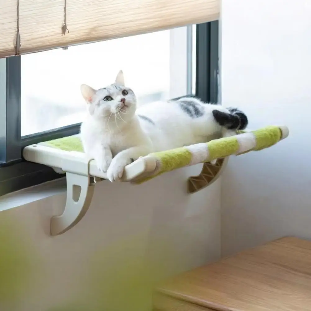 Hamaca para gatos Hamaca resistente para gatos para razas Hamaca para gatos ajustable con cubierta lavable para gatos de interior Purr Loft