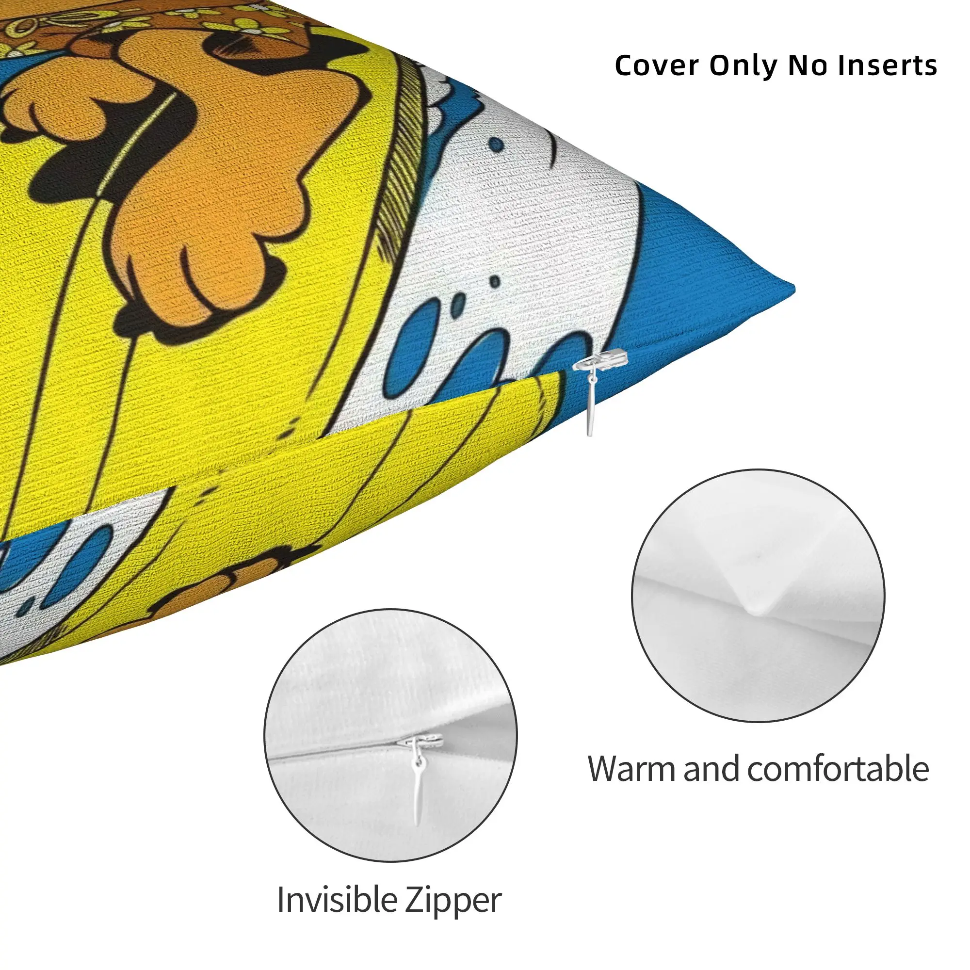 Garfielded Surfing Pillowcase Polyester Cushion Cover Decorative Cartoon Cat Throw Pillow Case Cover Home Wholesale 40*40cm view 4