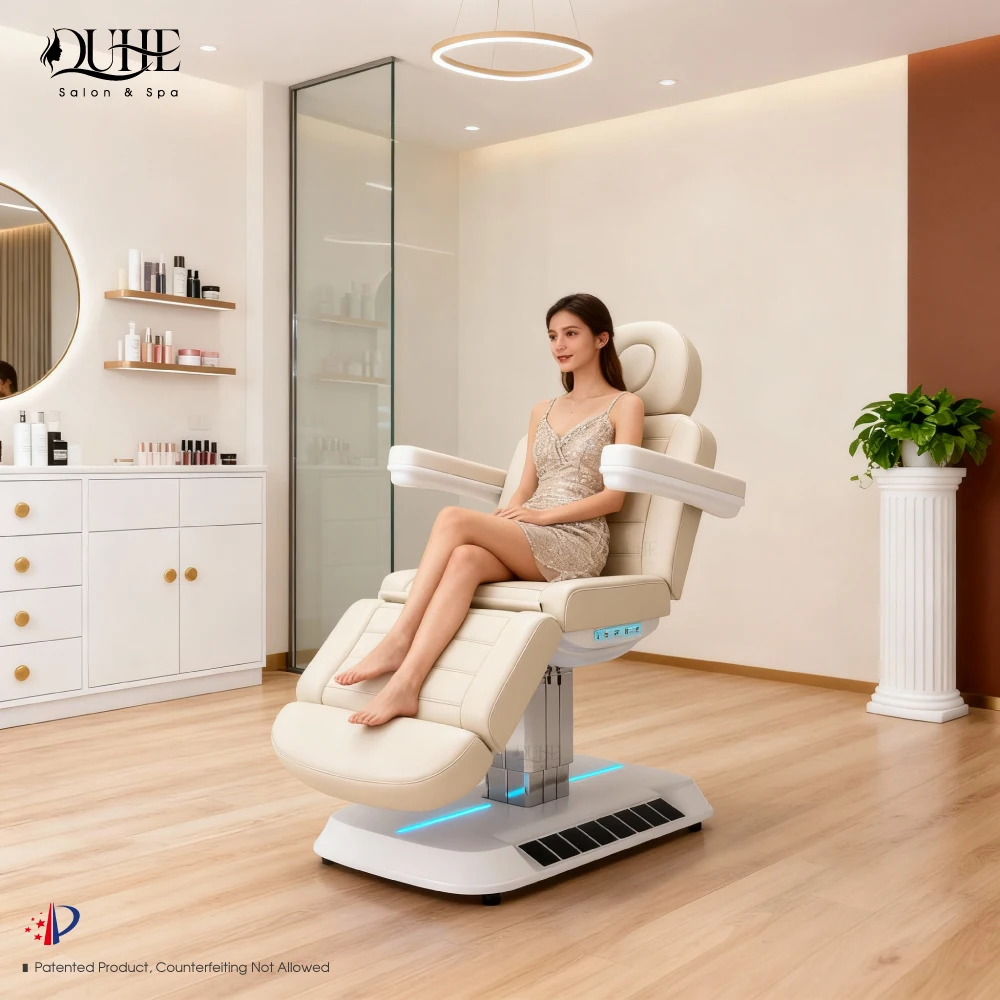 

Wholesale Salon Furniture Massage Table Luxury Lash Beds For Salon 3/4 Motors Electric Cosmetic Massage Bed