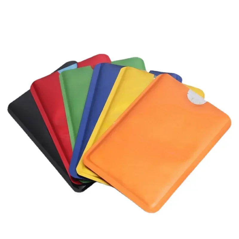 

10pcs/set RFID Blocking Card Holder Protector Case for Bank Credit ID Card Organizer Storage Pocket Cover Anti-Scan Card Sleeve