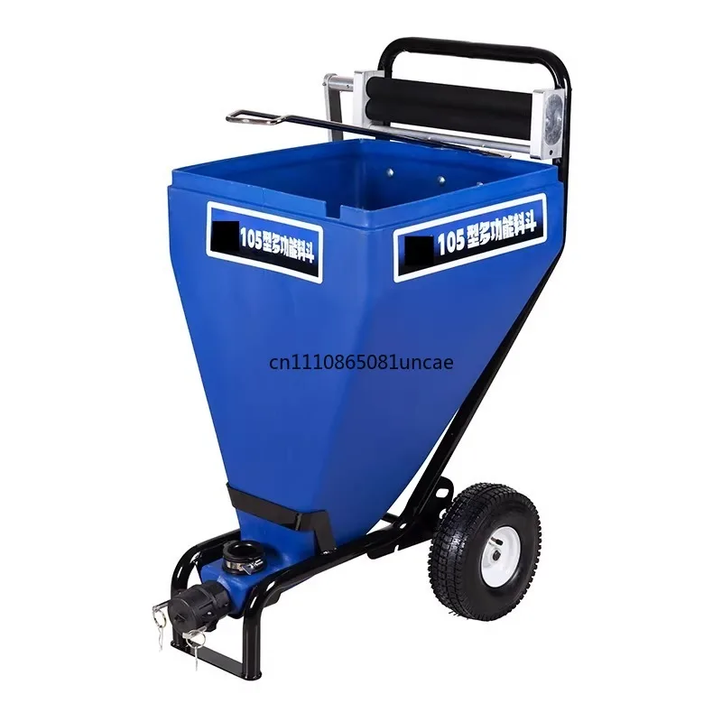Mortar Spraying Machine Cement Mortar Pump for Internal & External Wall Plastering, Wall Coating Machine with Hopper