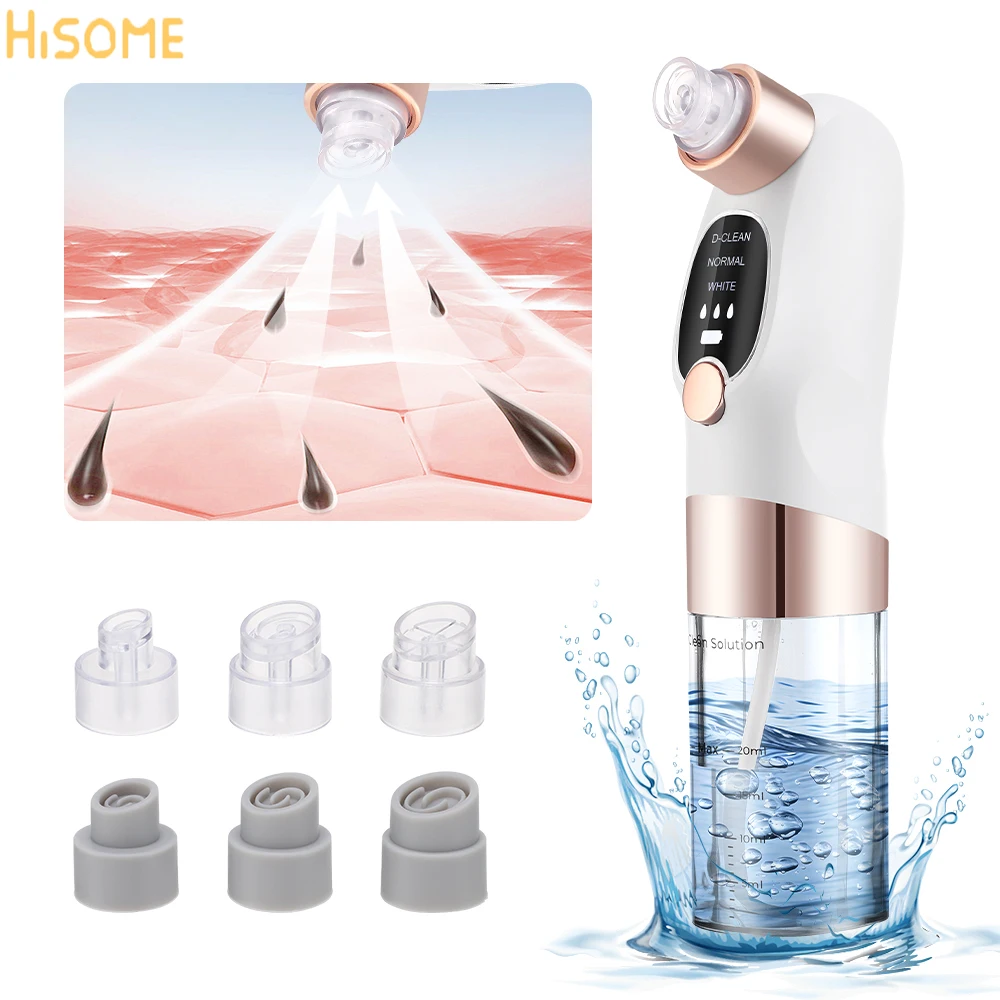 Comedondrukker Porie Vacuüm Gezichtsreiniger Watercyclus Micro Kleine Bubble Acne Neus Diepe Reiniging Black Head Remover
