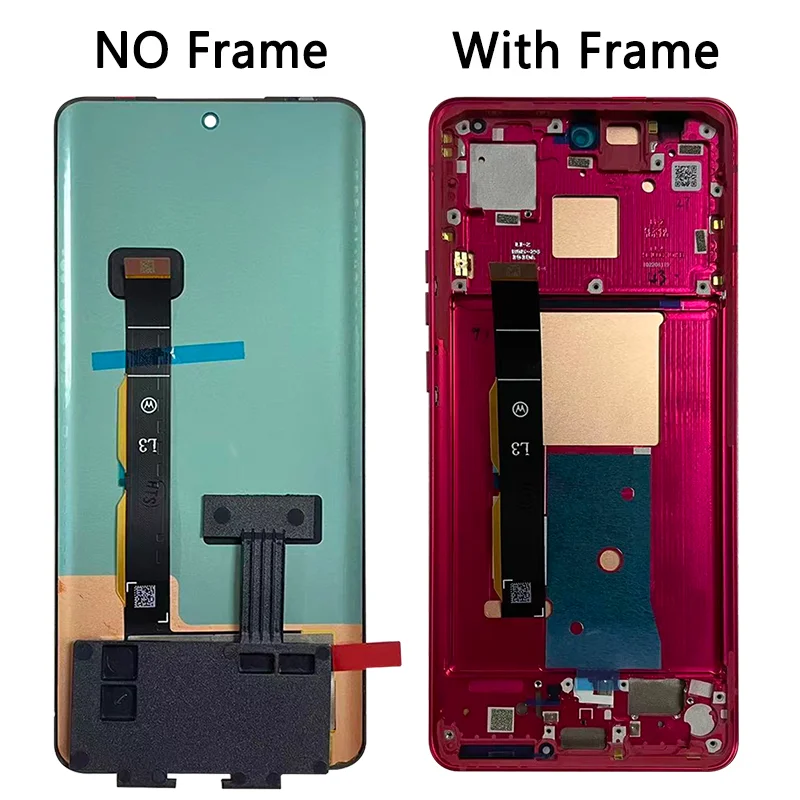 6.55“ Original For Motorola Edge 40 LCD XT2303-2 Display Screen Touch Panel Digitizer For Moto Edge40 LCD With fingerprints