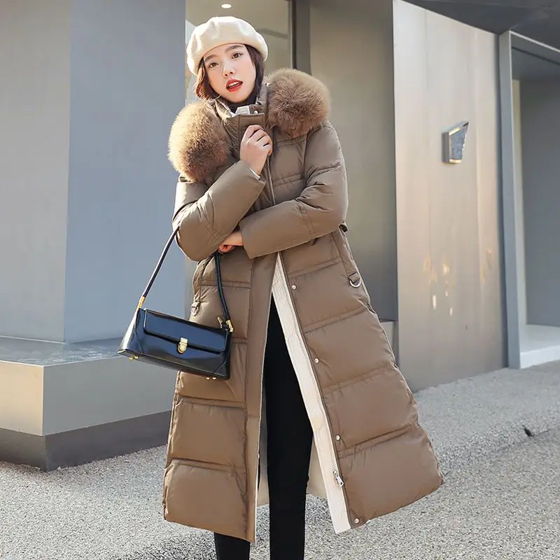 Winter Stepp Baumwolle Kleidung frauen Koreanische Lose Jacke 2024 Mit Kapuze Dick Gepolsterte Jacke Mode Gepolsterten Mantel Weibliche LX452