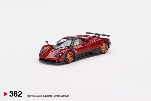 MINIGT 1:64 ZONDA RED ALLOY CAR MODEL 382#