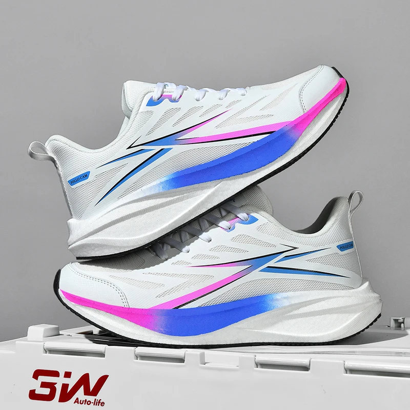 

Mens Running Shoes 2025 New Fashion Breathable Mesh Sneakers Cushioning Rebound Daily Training Comfortable Sports Shoes for Men