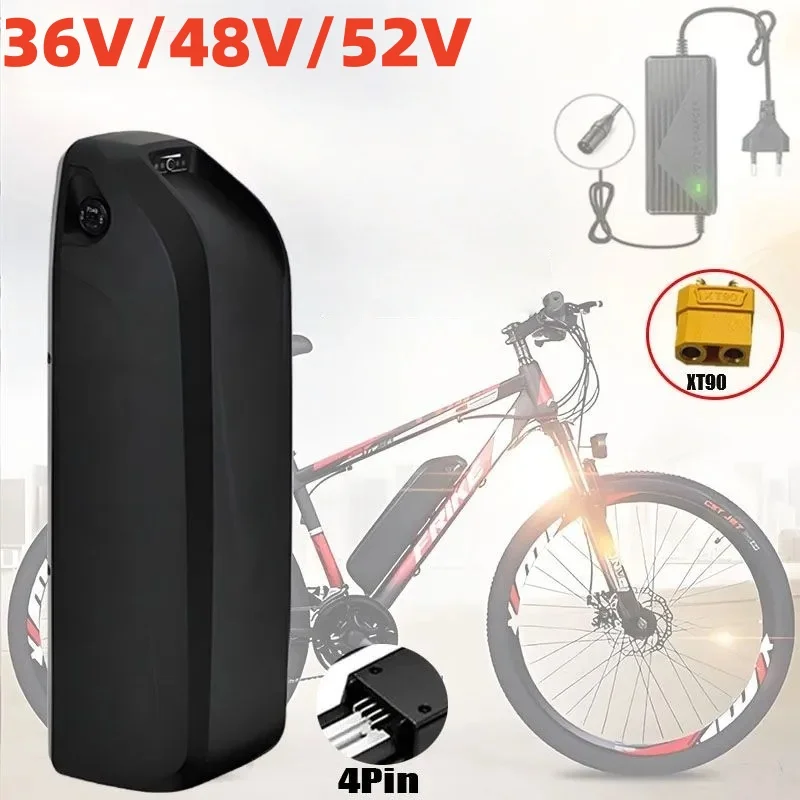 

Aleaivy Hailong 48V Battery 36V 20AH 52V battery pack with 30A BMS 500W 750W 1000W 18650 Battery BBS02 BBS03 BBSHD