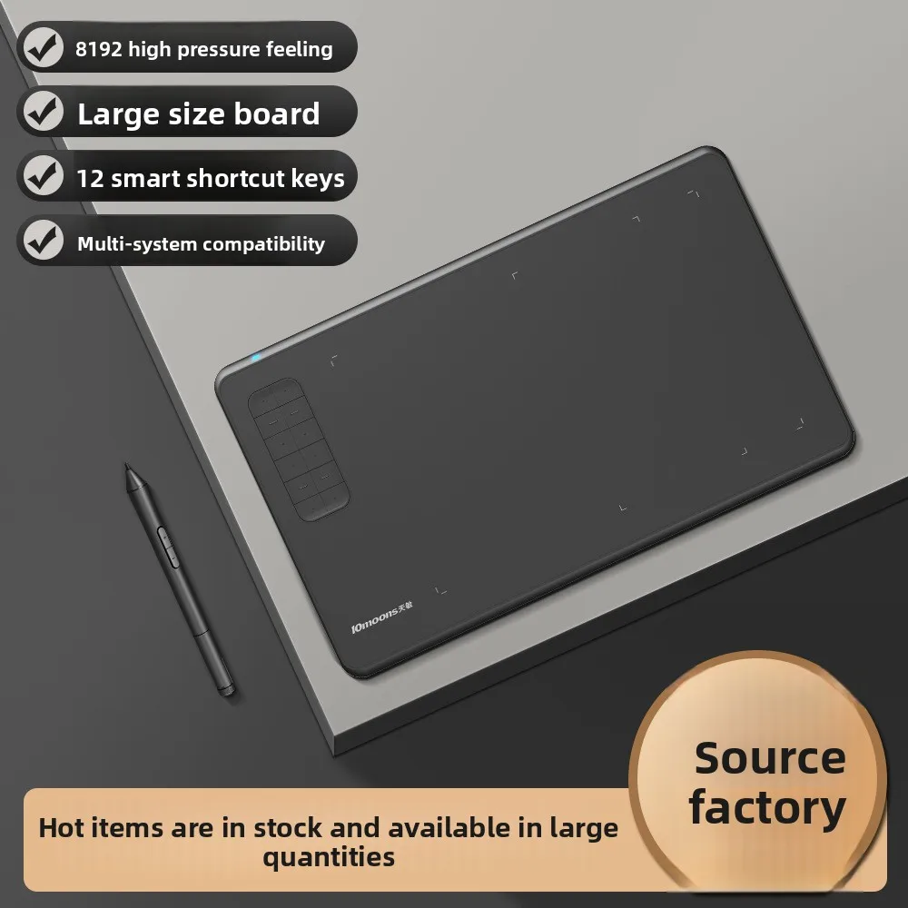 

G12 digital tablet can be connected to mobile phone hand-drawing tablet and computer drawing tablet for online classes