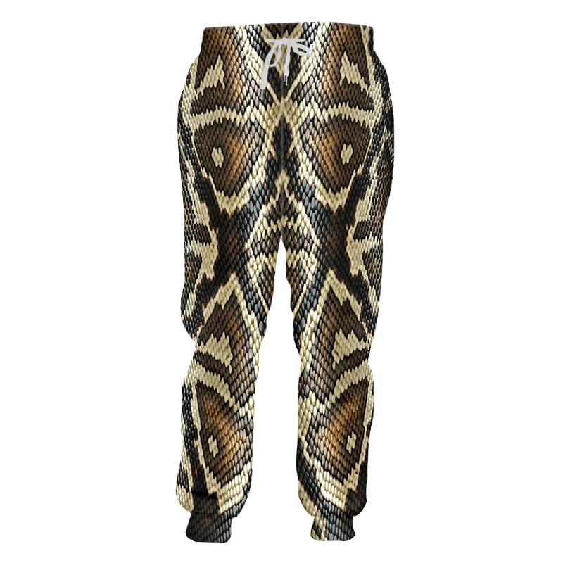 

Animal Snake Skin & Ocean Shark Pattern 3D Printed Men's Joggers Pants Streetwear Autumn Sweatpants Unisex Casual Trousers