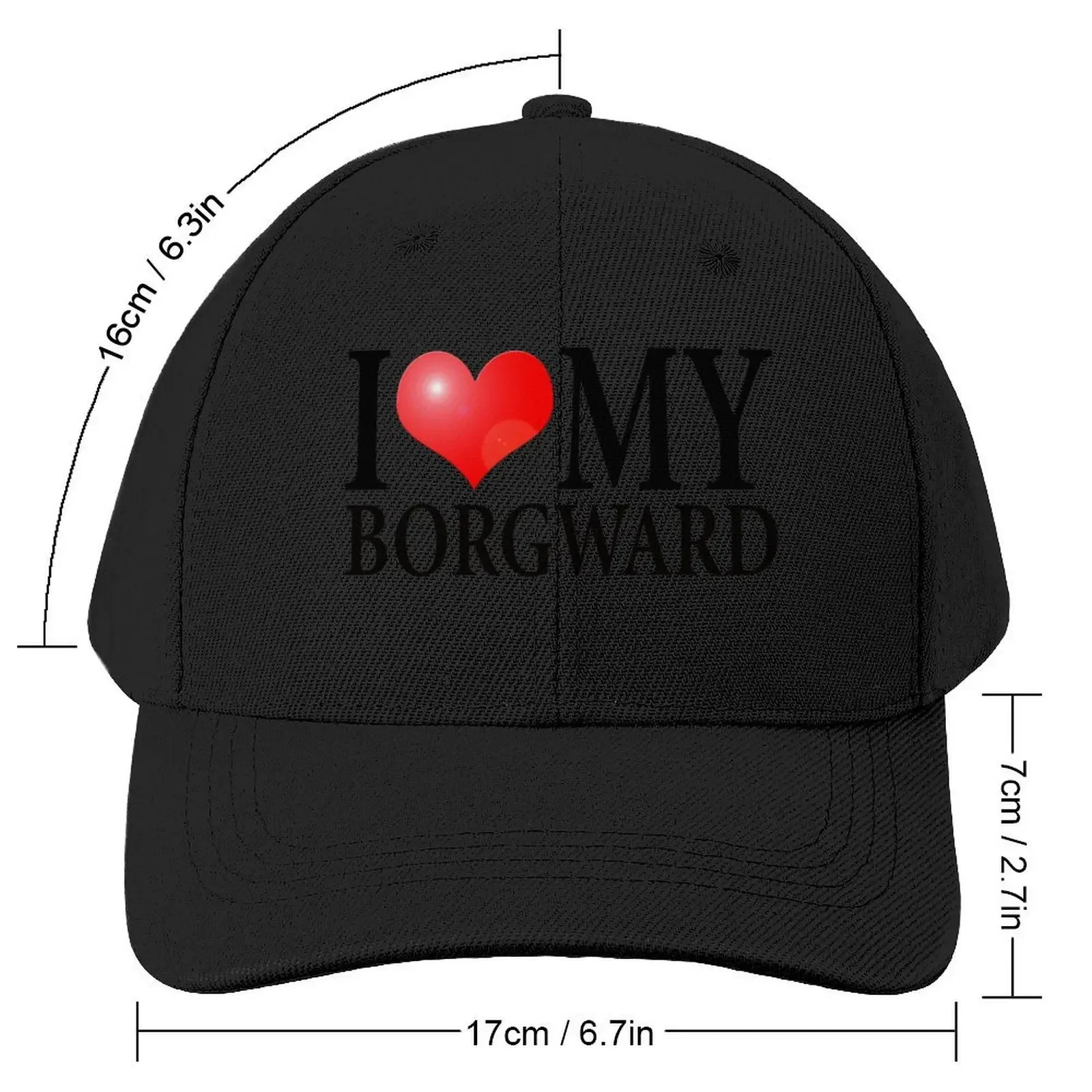 I LOVE MY BORGWARD Baseball Cap Streetwear Christmas Hat dad hat Hats Man Women's