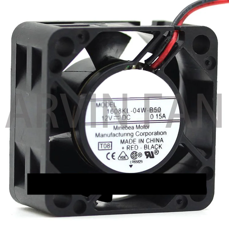 

Original 1608KL-04W-B50 4020 40*40*20mm 12V 0.15A Double Ball Bearing Axial Cooling Fan