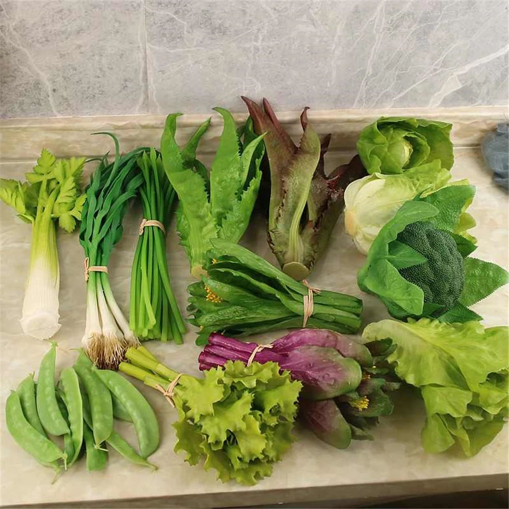 Woodworking Simulator - Artificial Simulation Vegetables Model, Fake Spinach