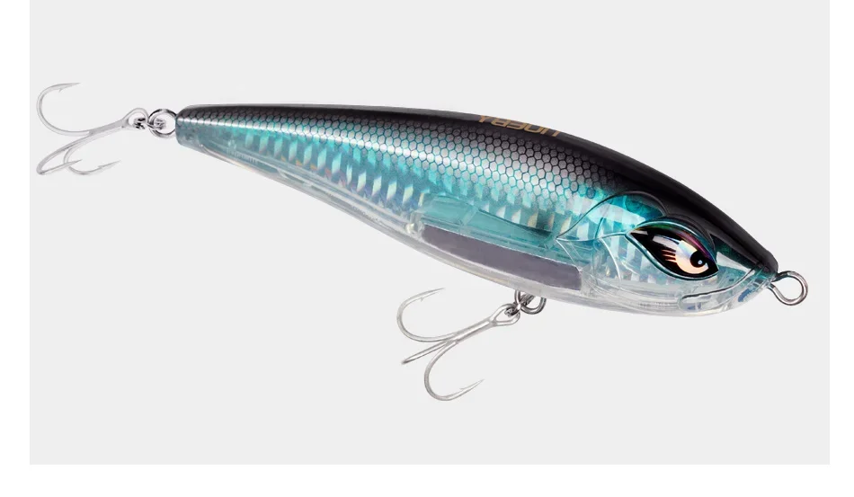 NOEBY Inshore Twitch Bait 115mm 38g Sinkender Jerk-Angelköder mit 3X Starken Haken für Salzwasser-Hardlure-Angeln – Detail 15