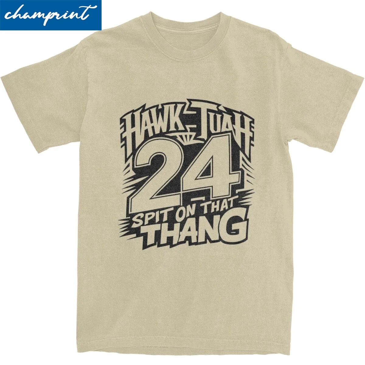 Hawk Tuah 2024 Spit On That Thang Vintage T Shirt Men Cotton Clothing Harajuku Crewneck Short Sleeve