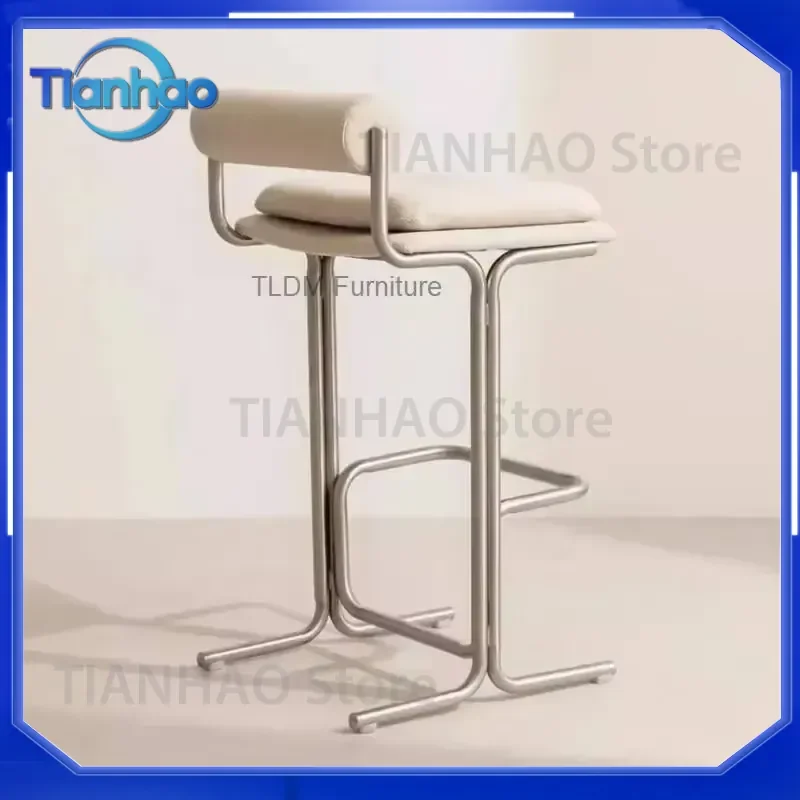 Adjustable Bar Stool for Bar Designer Bar Modern Outdoor Stainless Steel Swivel Kitchen Island Chair for Kitchen Counter