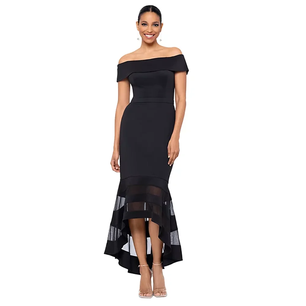 

2025 Elegant Evening Dress Mermaid Tulle Strapless Prom Dresses Women's Gown Formal Party Wedding Guest Dress Customized