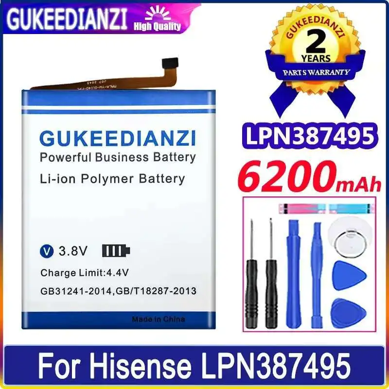 

Long Lasting Mobile Phone Battery 6200Mah For Hisense LPN387495